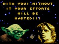 une photo d'Ã©cran de Star Wars - Yoda Stories sur Nintendo Game Boy Color